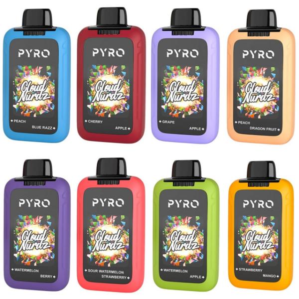 Pyro Duo x Cloud Nurdz 30,000 Puff Disposable - $14.18 eJuices.co Pyro Duo x Cloud Nurdz 30,000 Puff Disposable - $14.18 eJuices.co