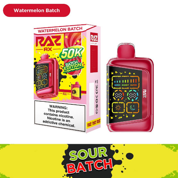 RAZ RX50K 50,000 Puffs Disposable - TX Compliant Edition Watermelon Batch