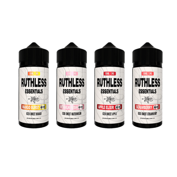 Ruthless Essentials E-Liquid Vape Juice 100mL - $11.95 eJuices.co Ruthless Essentials E-Liquid Vape Juice 100mL - $11.95 eJuices.co