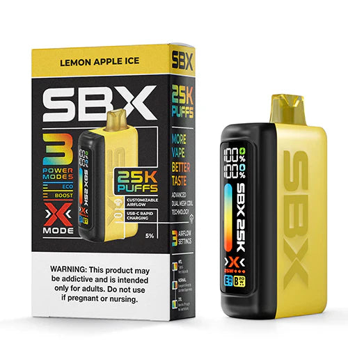 SBX Puffs 25K Disposable Vape Device 5 Pack
