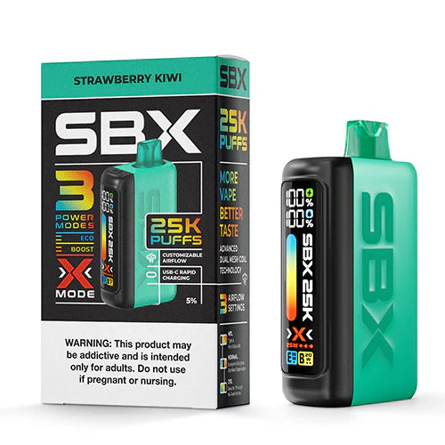 SBX Puffs 25K Disposable Vape Device 5 Pack