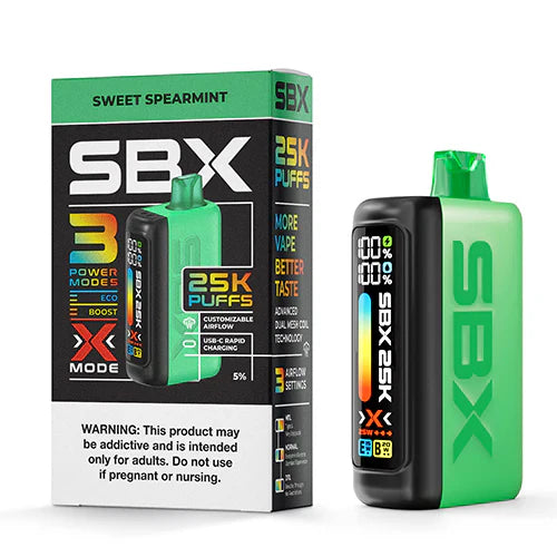 SBX Puffs 25K Disposable Vape Device 5 Pack
