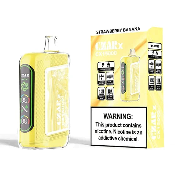 CZAR CX15000 Disposable Vape - Strawberry Banana