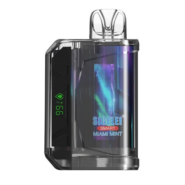 Best Deals Sigelei Smart AC10000 Disposable 10000 Puffs 20mL Miami  Mint