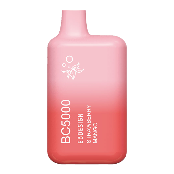 EB Designs BC5000 Disposable Vape - Strawberry Mango Best Flavor
