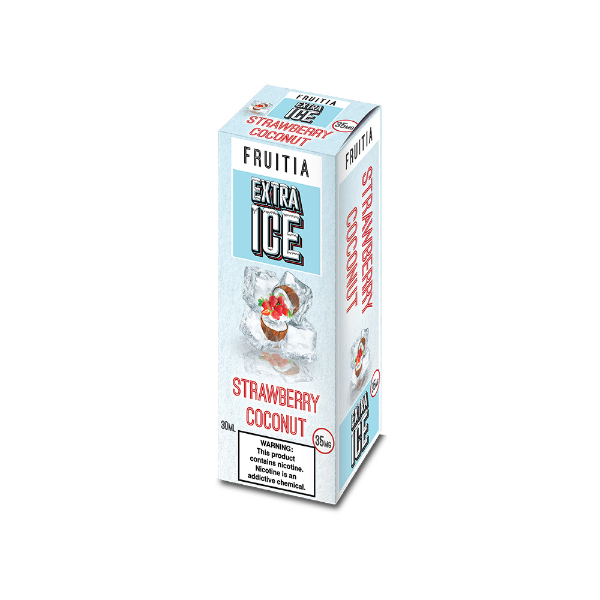 Best Deal Fruitia Extra Ice Salt Vape Juice 30mL - Strawberry Coconut