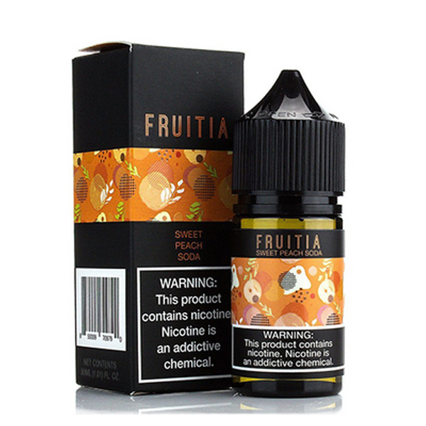 Best Deal Fruitia Salts 30ML - Sweet Peach Soda