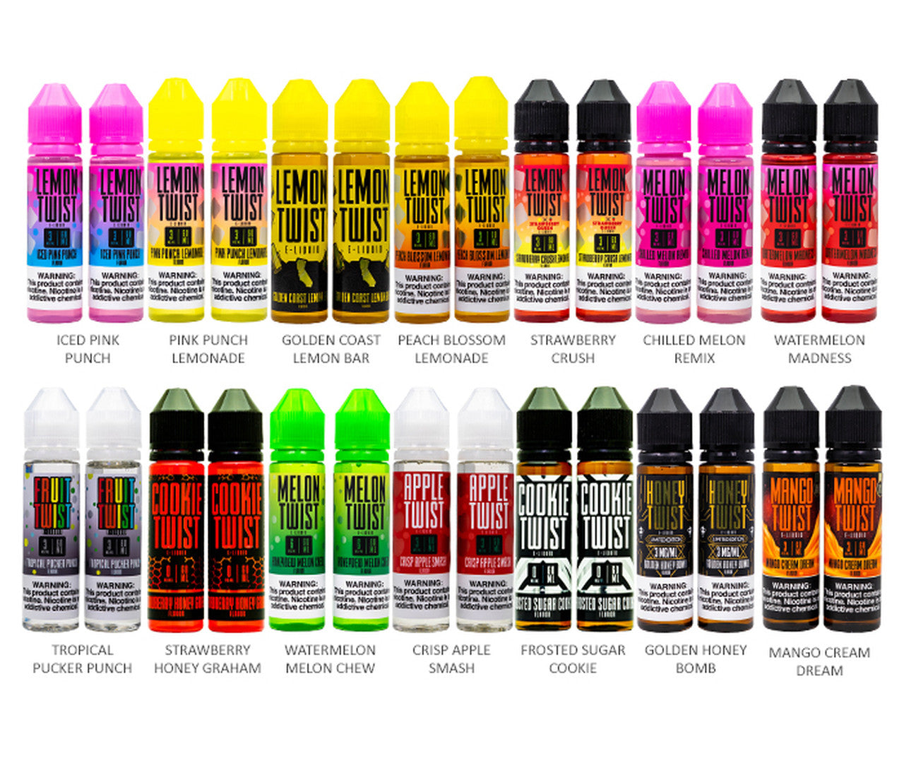 vape juice flavors list Twist E-Liquids 120mL Vape Juice