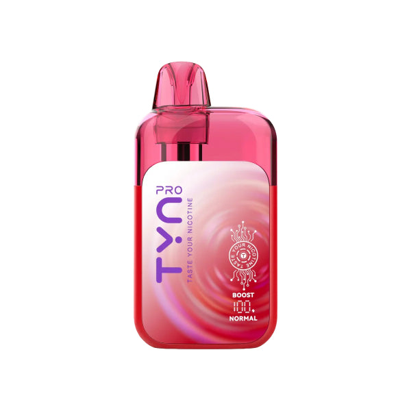 Tyn Pro 50,000 Puffs Disposable Clear Red