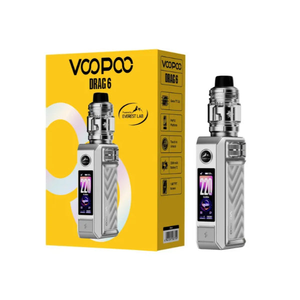 VooPoo Drag 6 Starter Kit Silver