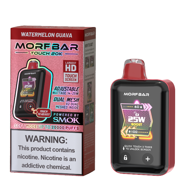 Best Deal Morfbar Touch 20000 Puffs Disposable Vape 18mL Watermelon Guava