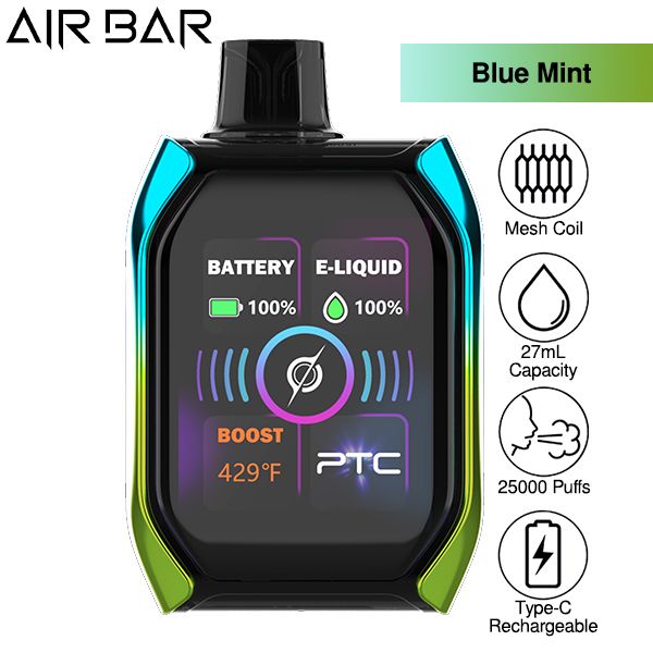 Best Deal Air Bar Aura Disposable (Pack of 5) - Blue Mint