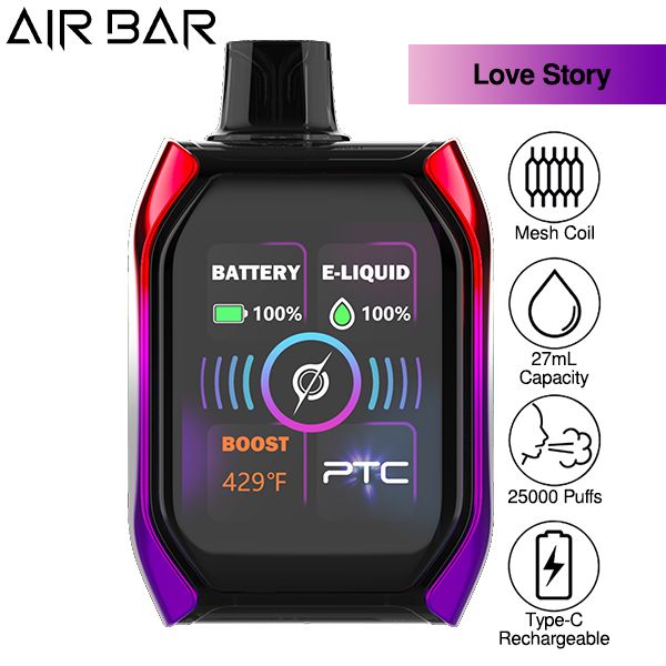 Best Deal Air Bar Aura Disposable (Pack of 5) - Love Story