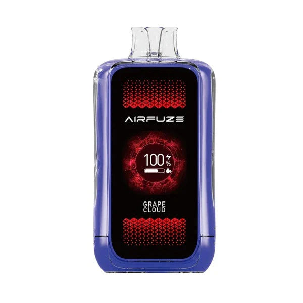 Best Deal AirFuze Jet 20000 Puffs Rechargeable Disposable Vape 17mL Grape Cloud