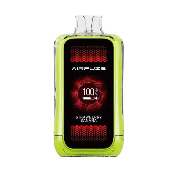 Best Deal AirFuze Jet 20000 Puffs Rechargeable Disposable Vape 17mL Strawberry Banana