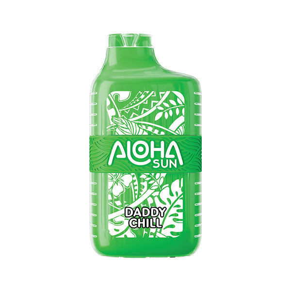 Best Deals Aloha Sun 7000 Puffs Vape Disposable 15mL Best Flavor Daddy Chill