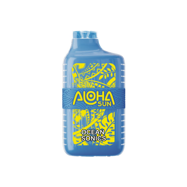 Best Deals Aloha Sun 7000 Puffs Vape Disposable 15mL Best Flavor Ocean Sonics