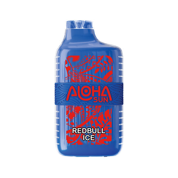 Best Deals Aloha Sun 7000 Puffs Vape Disposable 15mL Best Flavor Redbull Ice