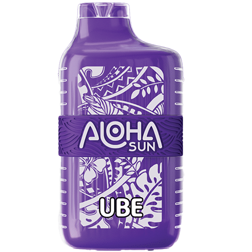 Aloha Sun 7000 Puffs Vape 10 Pack 15mL Best Flavor Ube