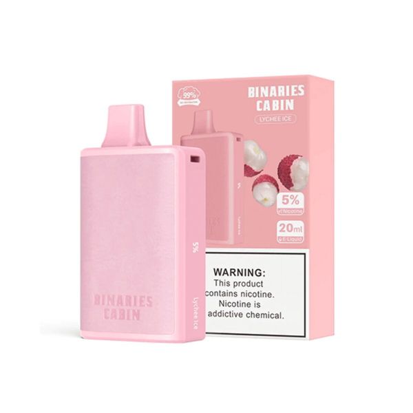 HorizonTech Binaries Cabin 10000 Puffs Disposable Vape 20mL Best Flavor Lychee Ice