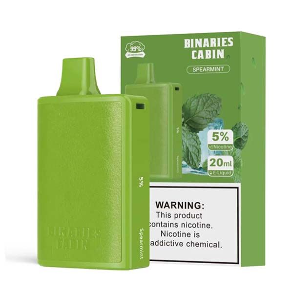 HorizonTech Binaries Cabin 10000 Puffs Disposable Vape 20mL Best Flavor Spearmint