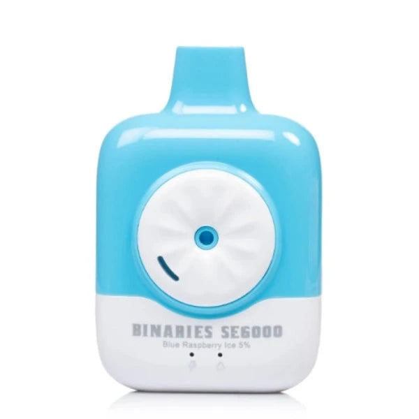 Best Deal HorizonTech Binaries Cabin SE6000 Rechargeable Vape 12mL Blue Raspberry Ice