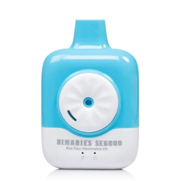 Best Deal HorizonTech Binaries Cabin SE6000 Rechargeable Vape 12mL Blue Razz Marshmallow