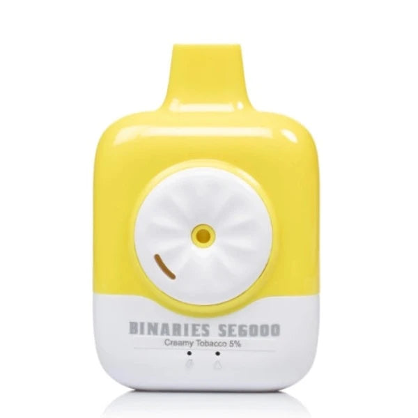 Best Deal HorizonTech Binaries Cabin SE6000 Rechargeable Vape 12mL Creamy Tobacco