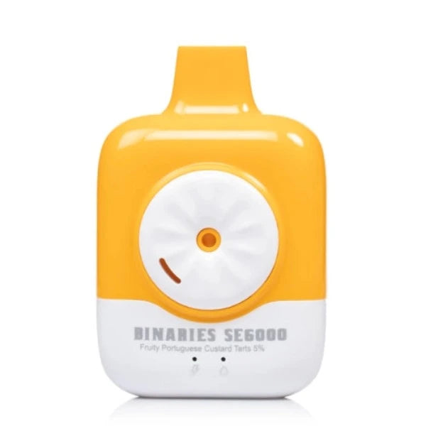 Best Deal HorizonTech Binaries Cabin SE6000 Rechargeable Vape 12mL Fruity Portuguese Custard Tarts
