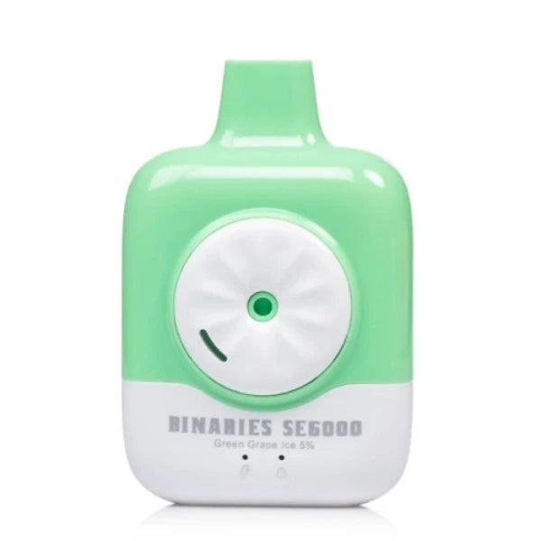 Best Deal HorizonTech Binaries Cabin SE6000 Rechargeable Vape 12mL Green Grape Ice