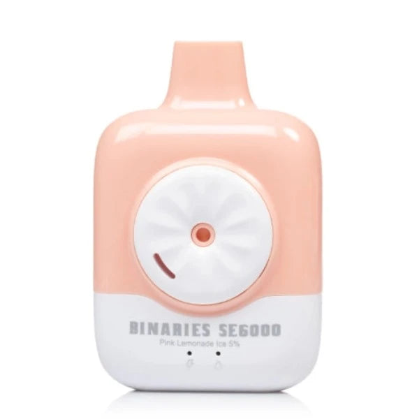 Best Deal HorizonTech Binaries Cabin SE6000 Rechargeable Vape 12mL Pink Lemonade Ice