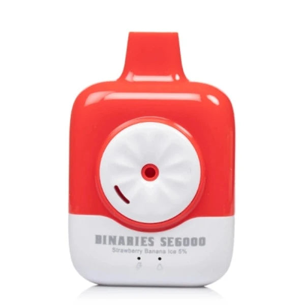 Best Deal HorizonTech Binaries Cabin SE6000 Rechargeable Vape 12mL Strawberry Banana Ice