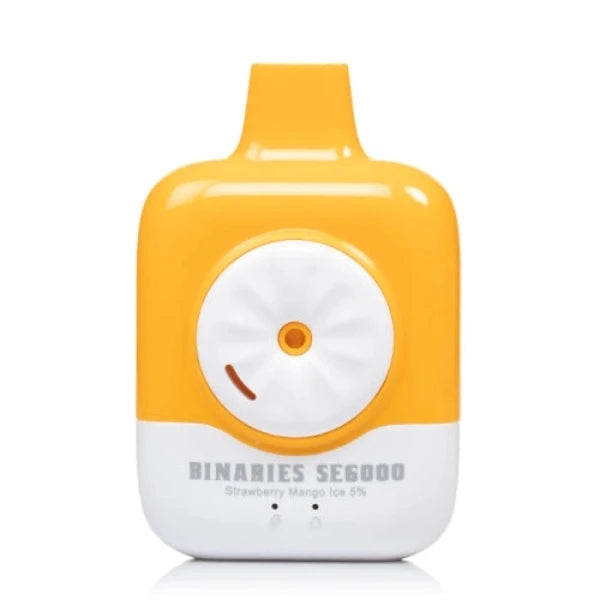 Best Deal HorizonTech Binaries Cabin SE6000 Rechargeable Vape 12mL Strawberry Mango Ice