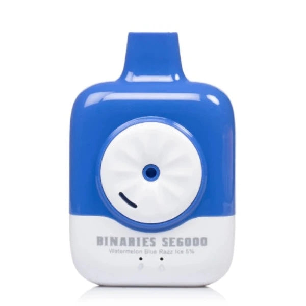 Best Deal HorizonTech Binaries Cabin SE6000 Rechargeable Vape 12mL Watermelon Blue Razz Ice