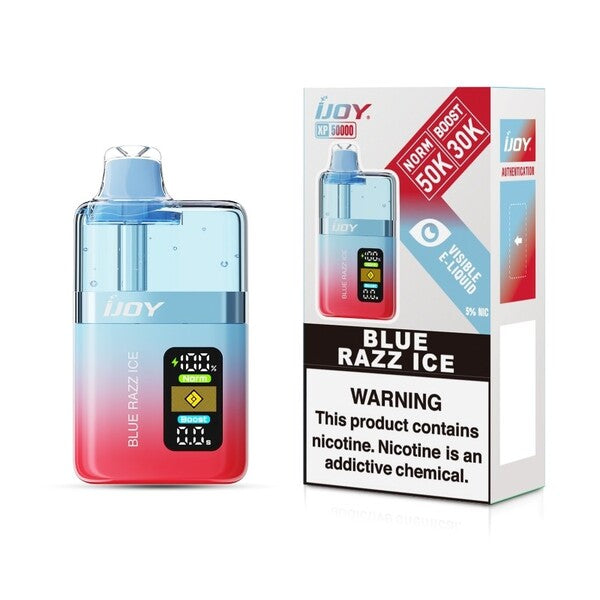 iJoy XP50K 50,000 Puffs Disposable Vape 5-Pack - Blue Razz Ice