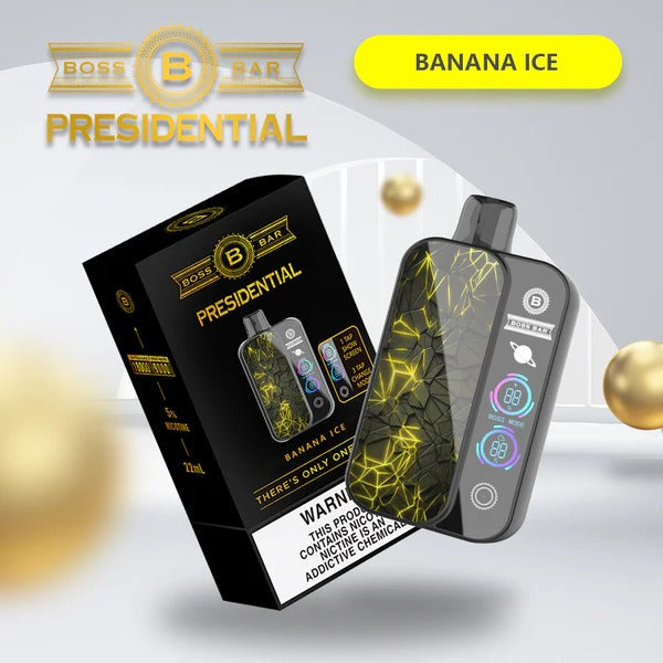 Boss Bar Presidential 18000 Puffs Rechargeable Disposable 5 Pack