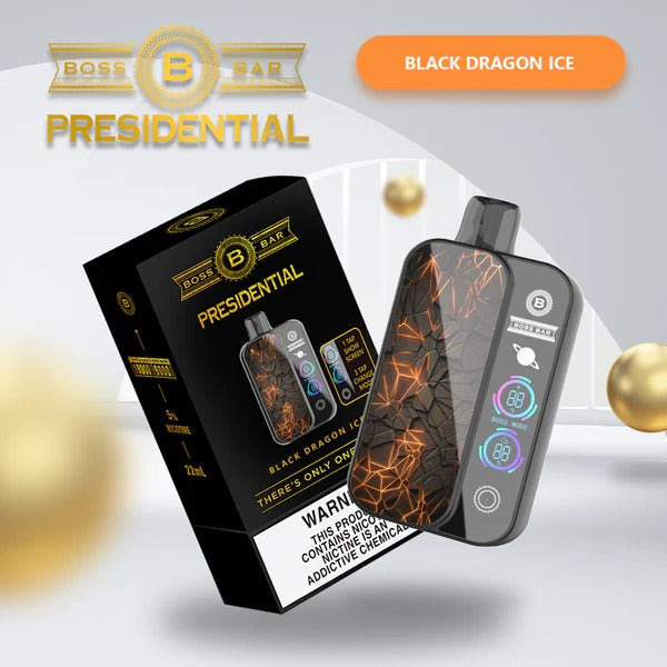 Boss Bar Presidential 18000 Puffs Rechargeable Disposable 5 Pack