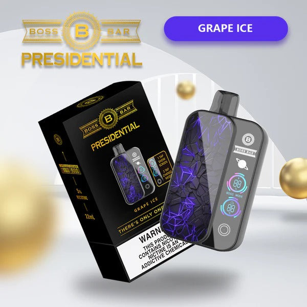 Boss Bar Presidential 18000 Puffs Rechargeable Disposable 5 Pack