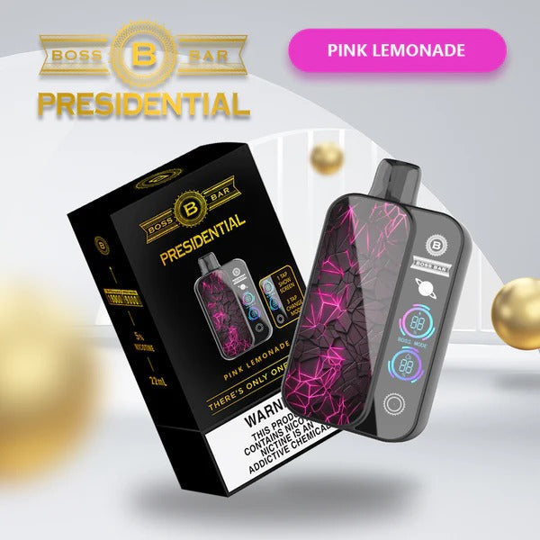 Boss Bar Presidential 18000 Puffs Rechargeable Disposable 5 Pack