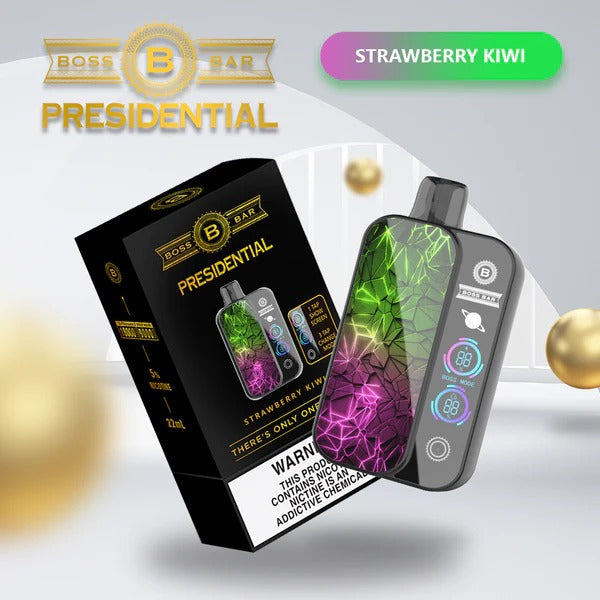 Boss Bar Presidential 18000 Puffs Rechargeable Disposable 5 Pack