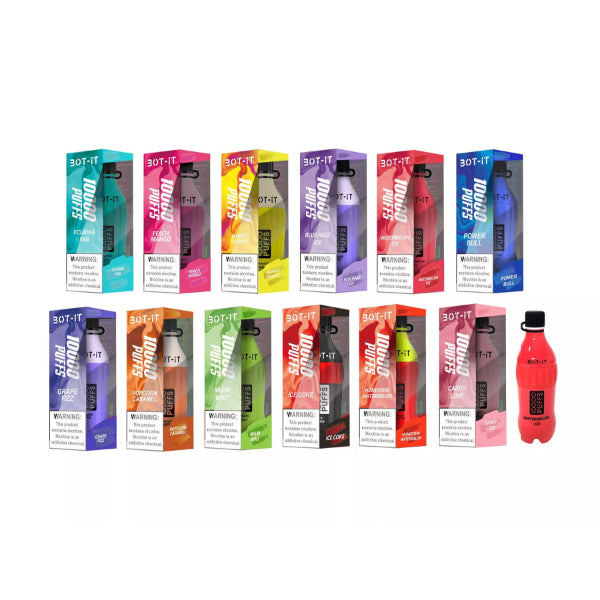 BOT-IT 10000 Puffs 5 Pack - $44.25 eJuices.co BOT-IT 10000 Puffs 5 Pack - $44.25 eJuices.co