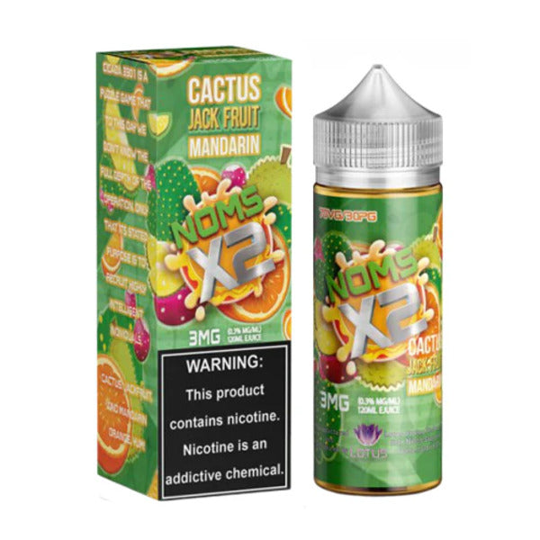 Best Deal Noms X2 120mL Vape Juice - Cactus Jackfruit Mandarin