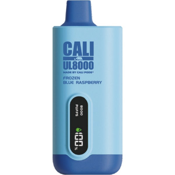 Cali Pods UL8000 Disposable Vape Best Flavor Frozen Blue Raspberry