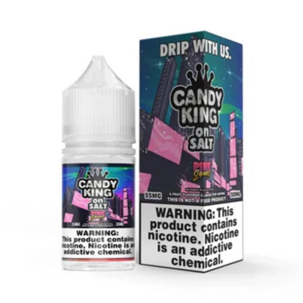 Best Deal Candy King Salt Vape Juice 30mL - Pink Squares