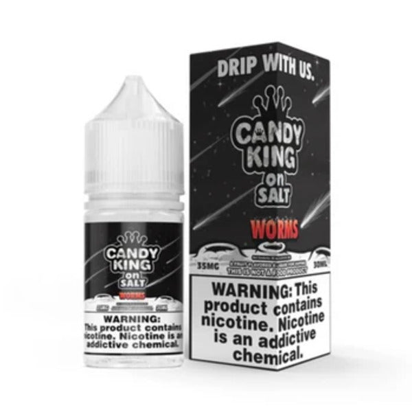 Best Deal Candy King Salt Vape Juice 30mL - Worms