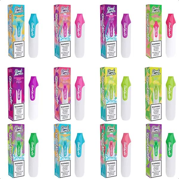25mg disposable vape Cloud Nurdz 3500 Puffs Single Disposable Vape 10mL-25mg