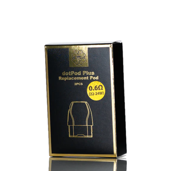 dotMod dotPod Plus Replacement Pods-0.6 ohm-2-Pack