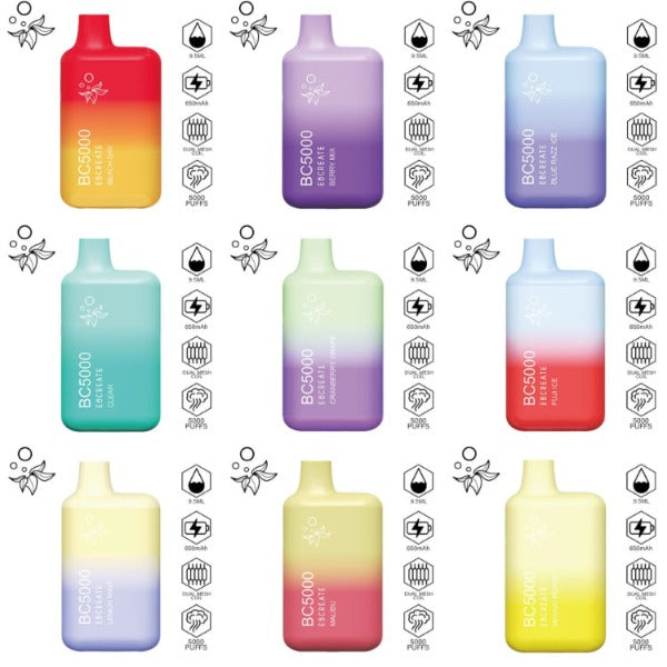 Elf EBCREATE BC5000 Disposable Vape 9.5mL Best Flavors