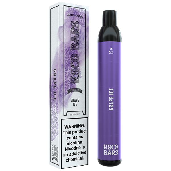 Esco Bars 2500 Puffs Disposable Vape 6mL Best Flavor Grape Ice