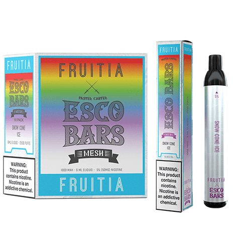 Fruitia x Esco Bars Disposable 2500 Puffs 10-Pack